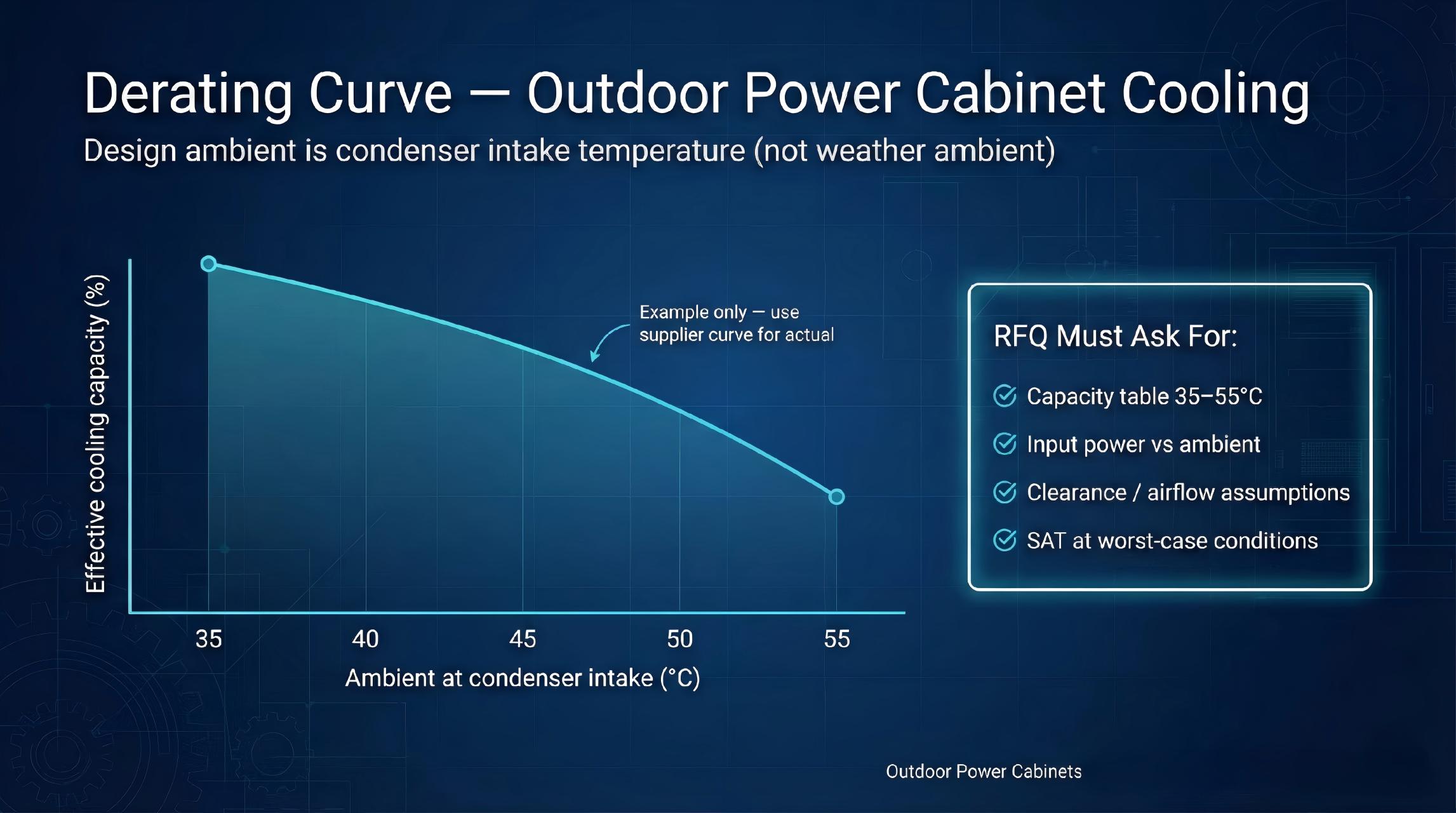 Outdoor Power Cabinet Cooling at 55°C: How to Write Derating into the RFQ & SAT (So Handover Doesn’t Turn into Repeat Service Visits)